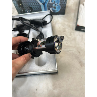 Bóng pha Led H4 siêu sáng. Bóng bi mắt ếch Y3 HCL bảo hành 1 năm
