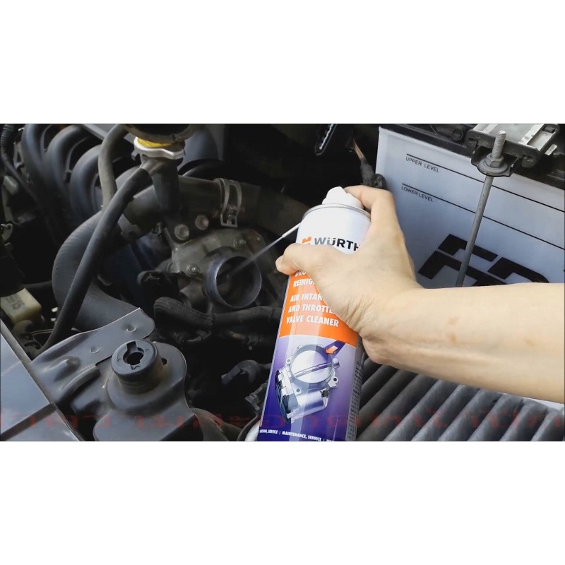 XỊT VỆ SINH CỔ HÚT HỌNG GA, ĐẦU BÒ WURTH AIR INTAKE AND THROTTLE VALVE
