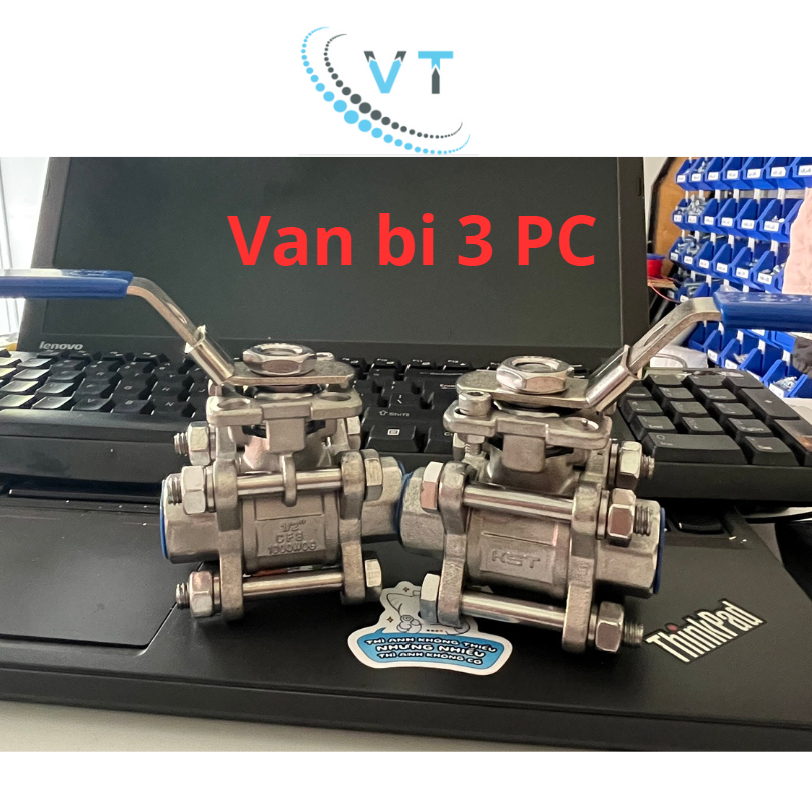 Van bi 3PC (van bi 3 thân) đủ size DN15-DN50