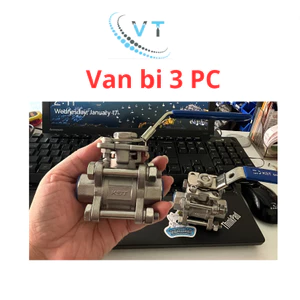Van bi 3PC (van bi 3 thân) đủ size DN15-DN50