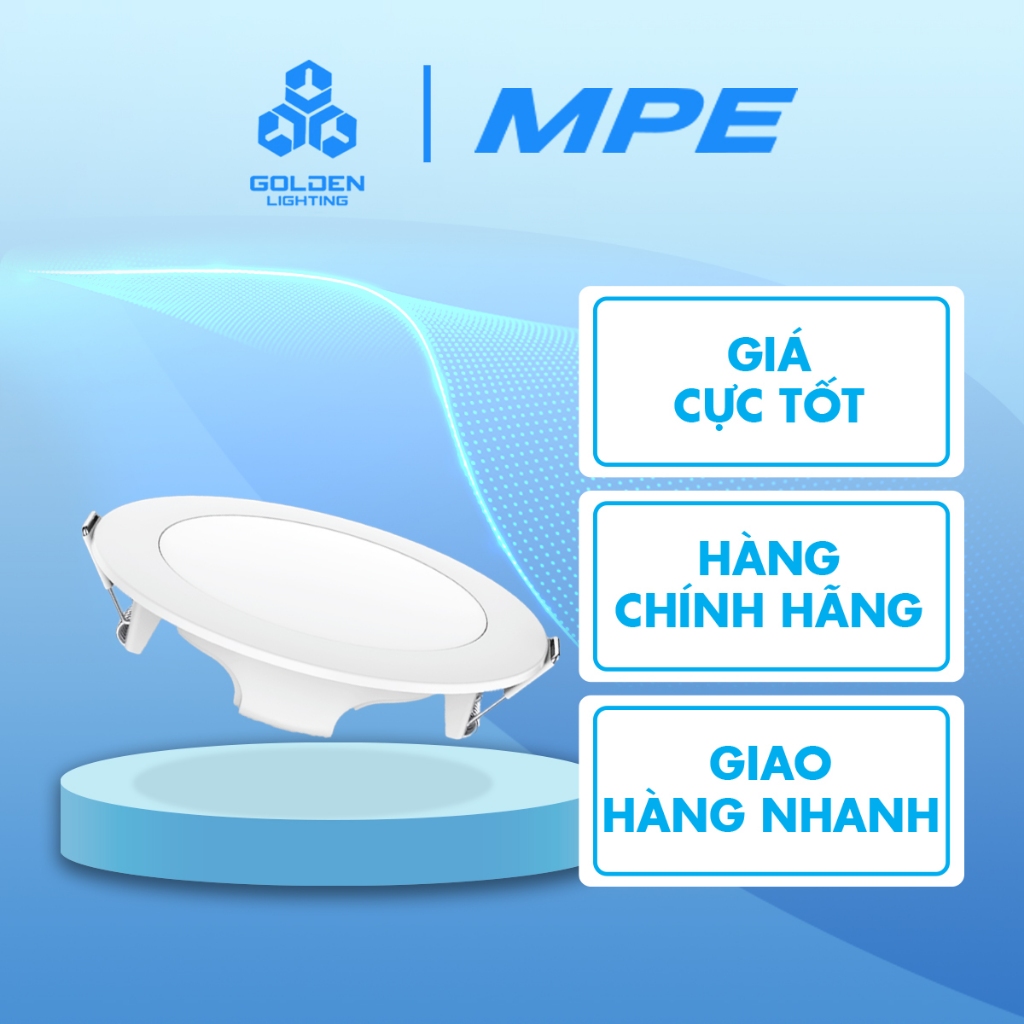 Đèn LED âm trần MPE 6W 9W 12W model RPL2 | Shopee Việt Nam