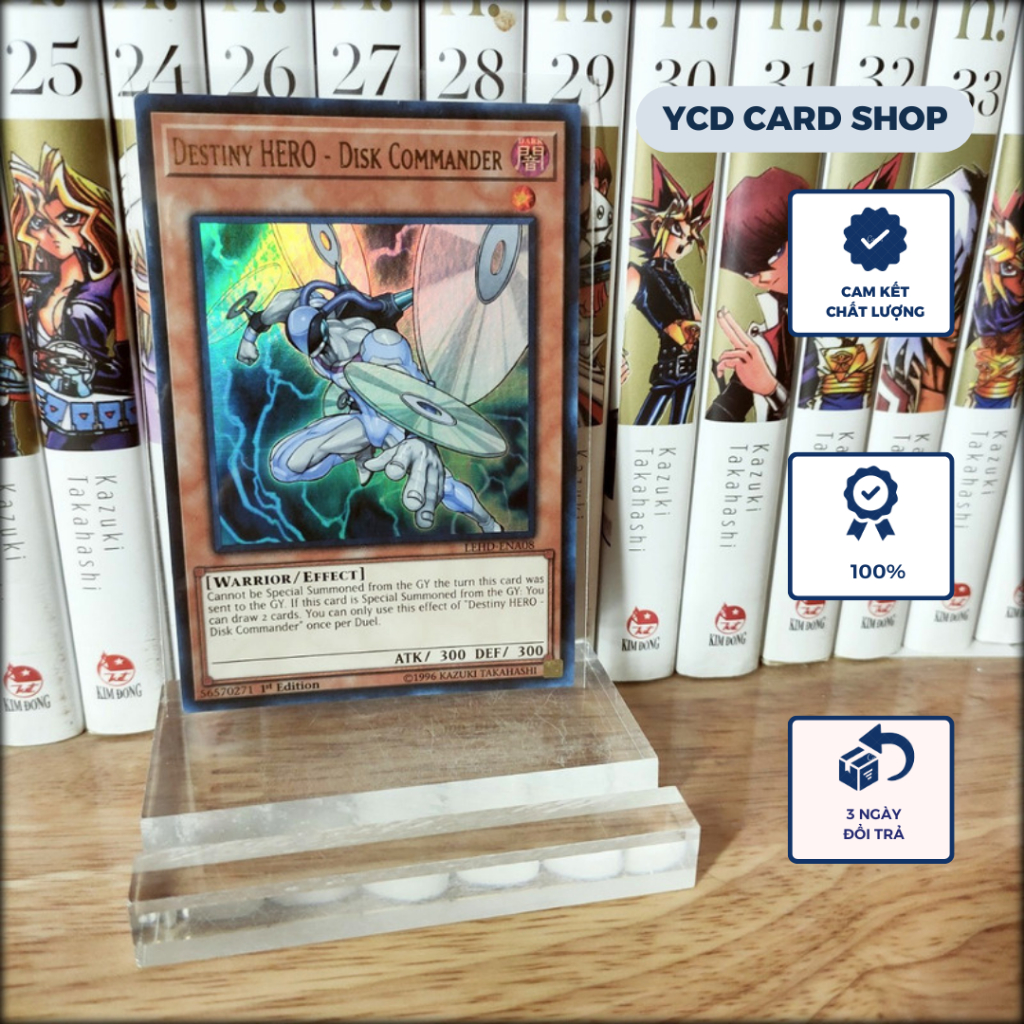 Thẻ bài yugioh chính hãng Destiny HERO – Disk Commander – Ultra Rare ...