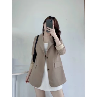 ÁO VEST 2 LỚP NỮ, 2 túi thật 2 bên, có lót mềm mịn, form suông rộng size SM (KO ĐỆM VAI-NO.01)