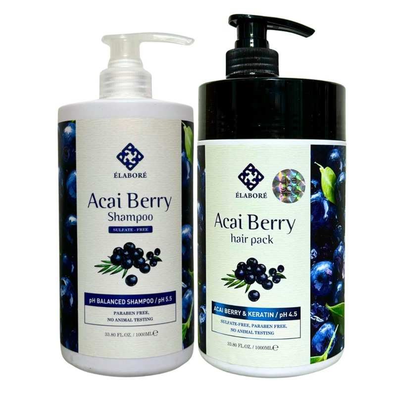 [cực thơm] DẦU GỘI XẢ LIVEGAIN ELABORE ACAI BERRY KOREA SIÊU MƯỢT NEW 1000ML