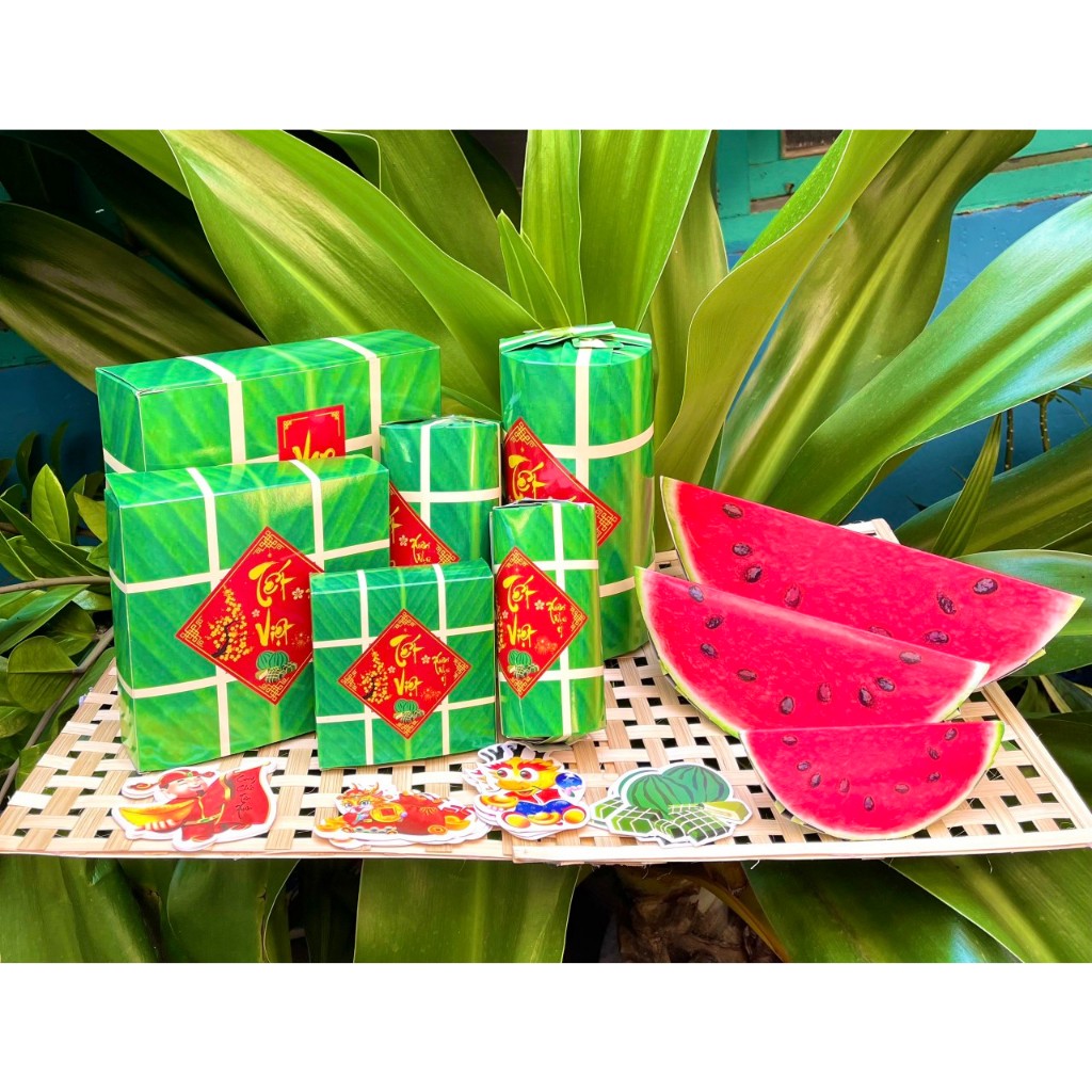 COMBO 19 MÓN (3 CHƯNG,3 TÉT,3 HẤU,10 THẺ TREO 2 MẶT) SIÊU XINH GIÁ SIÊU RẺ ( TRANG TRÍ TẾT )