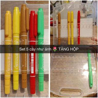 Bút lông màu trang trí hai đầu - có 24 màu chọn lựa 🌸🐻