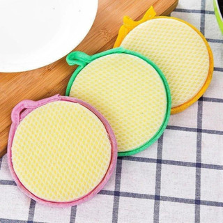 COMBO 5 Miếng rửa chén chà xoong nồi hai mặt có dây treo tiện lợi có bán lẻ