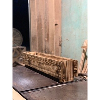 chậu gỗ trồng cây cổ điển , Gỗ Thông / 70 x 15 x 15cm