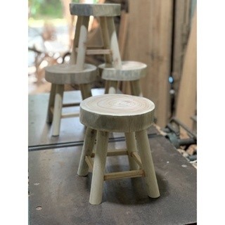 đôn gỗ tự nhiên nguyên khối , trang trí ,decor ban công , kê đồ decor ( cao 25cm )