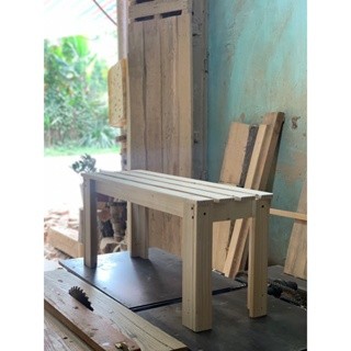 GHẾ PALLET GỖ TỰ NHIÊN ,Trà Tranh ,Cafe, Ban công/ 90x30 cao 40 cm