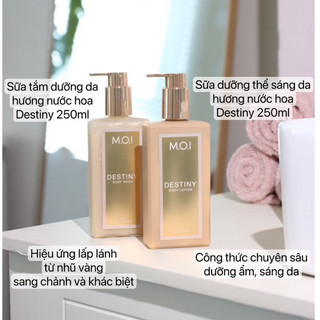 [SALE 50%] sữa tắm và sữa dưỡng thể, dưỡng da hương nước hoa DESTINY MOI Cosmetics Hồ Ngọc Hà