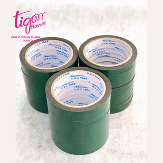 30 cuộn băng keo xốp 2 mặt xanh/đỏ 1cmX2m - chắc chắn, tiện lợi (ĐƯỢC ĐỒNG KIỂM)