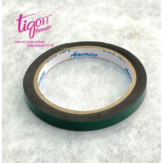10 cuộn băng keo xốp 2 mặt xanh/đỏ 1cmX2m - chắc chắn, tiện lợi (ĐƯỢC ĐỒNG KIỂM)