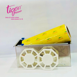 BỘ HỘP LÕI 30 gồm HỘP INOX (33,5x15x15cm) và MÀNG BỌC THỰC PHẨM LINGO 31,5cmx500m (ĐƯỢC ĐỒNG KIỂM)