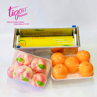 BỘ HỘP LÕI 30 gồm HỘP INOX (33,5x15x15cm) và MÀNG BỌC THỰC PHẨM LINGO 31,5cmx500m (ĐƯỢC ĐỒNG KIỂM)