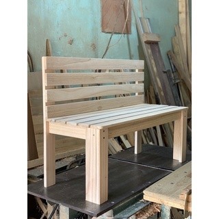 ghế pallet gỗ tự nhiên / 90x35 , chịu lực tốt