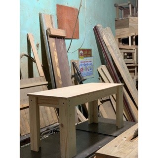 Ghế Gỗ Tự Nhiên mặt kín , Ghế Băng dài / dài 90 x 30