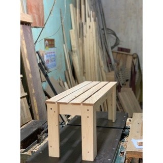 Ghế PALLET GỖ TỰ NHIÊN , Ghế Ban Công ,quán ăn ,trà tranh,cafe 120x30 cao 40cm