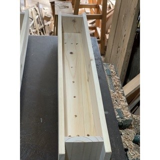 chậu gỗ trồng cây hình chữ nhật / dài 70cm , cao 12 , rộng 12
