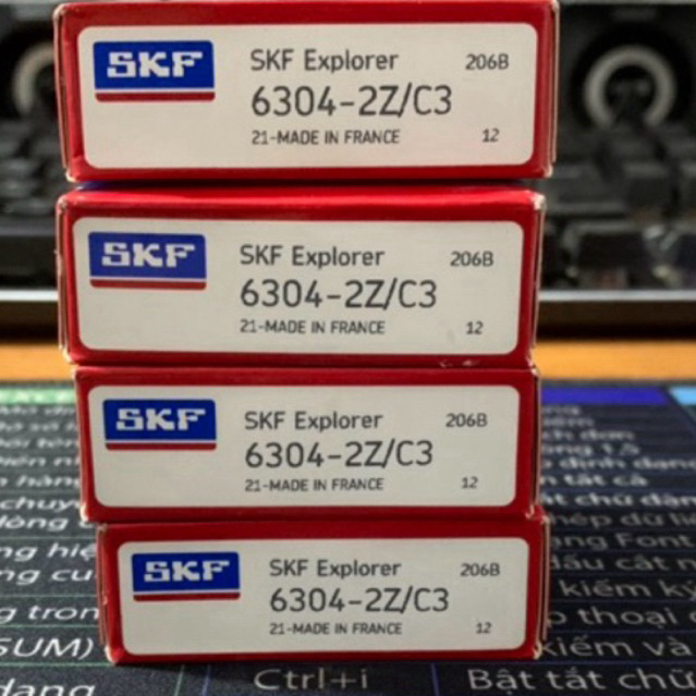 vòng bi 6304 skf 2z/c3