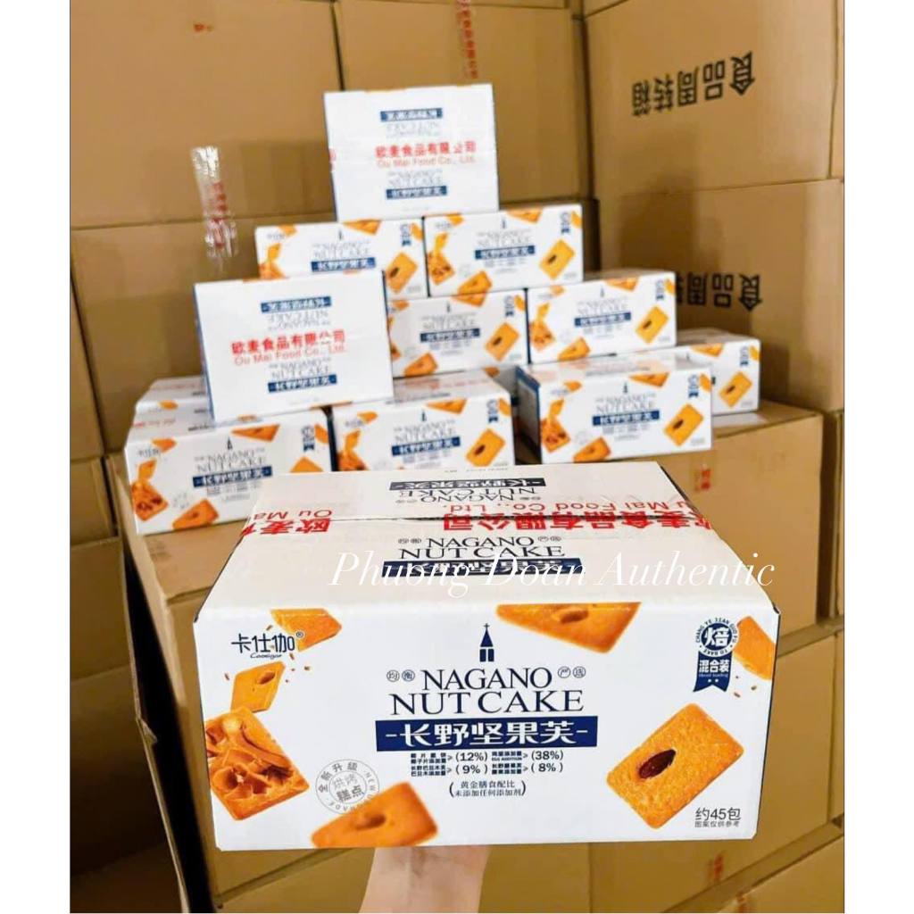 Bánh quy giòn NAGANO Nut Cake hạt dinh dưỡng healthy - Loại 1 chuẩn ...