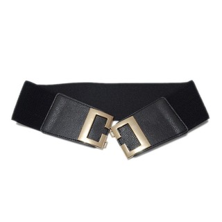 Đai váy, đai đầm, đai áo sơ mi, jumpsuit, thắt lưng bản rộng, chất liệu co giãn, móc khóa kim loại họa tiết chữ H W81