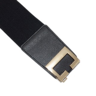 Đai váy, đai đầm, đai áo sơ mi, jumpsuit, thắt lưng bản rộng, chất liệu co giãn, móc khóa kim loại họa tiết chữ H W81