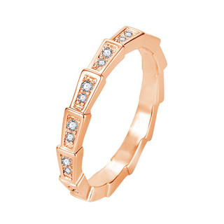 Nhẫn nữ LAMY Serpent Adorned With Stones Ring Rose Gold 8081