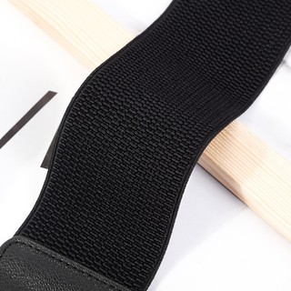 Đai váy, đai đầm, đai áo sơ mi, jumpsuit, thắt lưng bản rộng, chất liệu co giãn, móc khóa kim loại họa tiết chữ X W84
