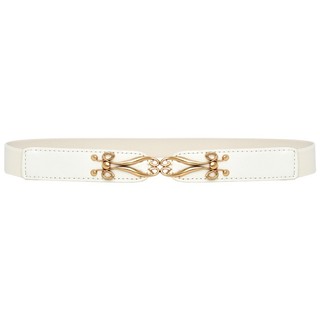 Đai váy, đai đầm, đai áo sơ mi, jumpsuit, thắt lưng bản nhỏ, chất liệu co giãn, móc khóa kim loại họa tiết hoa văn W85