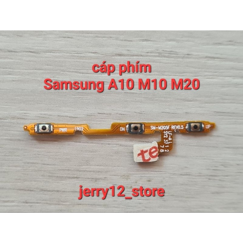 Cáp phím nguồn ,phím âm lượng Samsung A10 A105 , Samsung M10 M105 ...