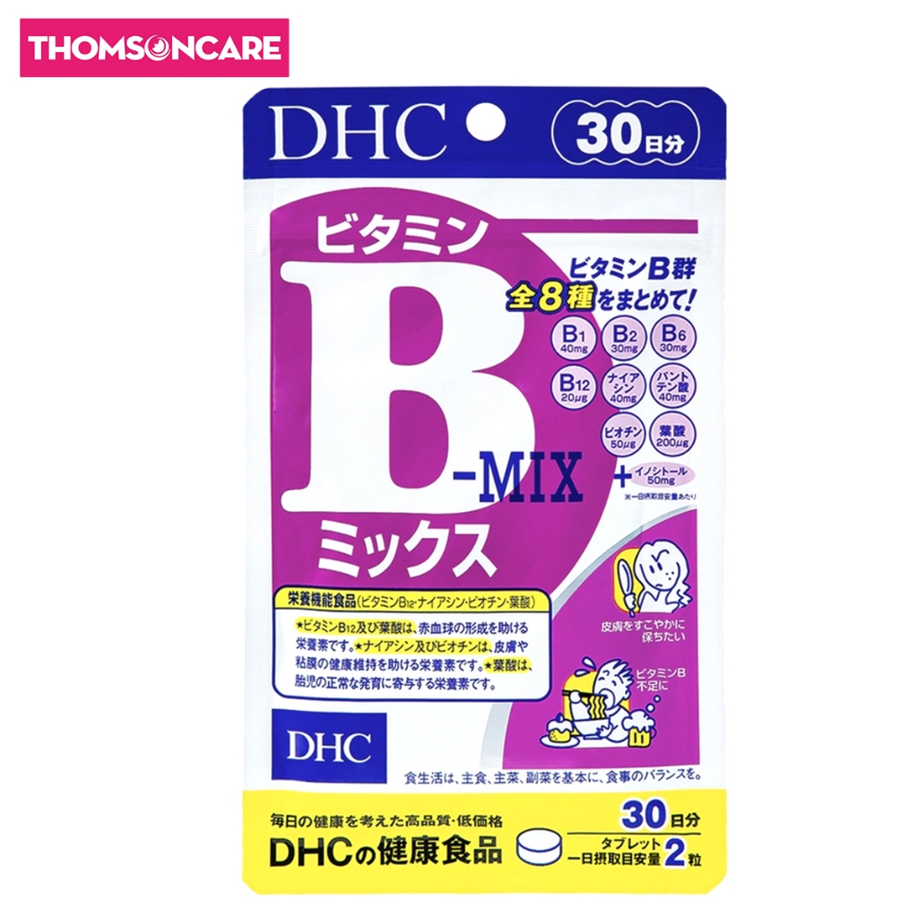 Viên uống DHC Bmix tổng hợp Túi 60V- Giúp bổ sung Biotin, Inositol và ...