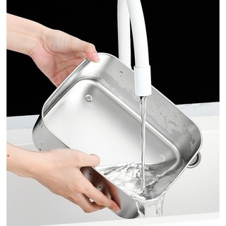 Hộp Inox 304 Dung Tích 1800ml Nắp dẻo kín giữ Thực Phẩm LuônTươi Ngon An Toàn Trong Tủ Lạnh