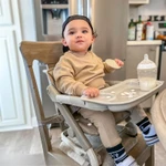 Unilove Ghế ăn dặm gấp gọn 3 trong 1 Feed Me có 4 chế độ điều chỉnh độ cao, chân ghế chống trượt an toàn cho bé — ảnh 8