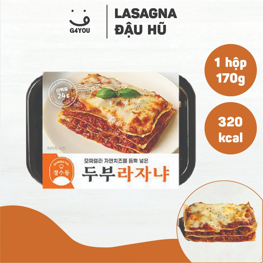 [HCM] Mỳ Lá Lasagna Phủ Phô Mai Kéo Sợi, Đậu Hũ Và Thịt Heo Bằm 170g ...