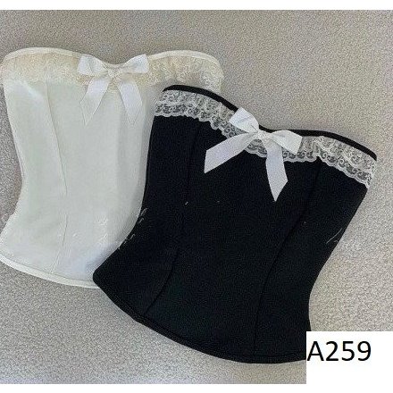 Áo ống cúp ngực body, áo nữ phối viền ren có mút màu đen trắng thun gân có mút co giãn sang chảnh G492