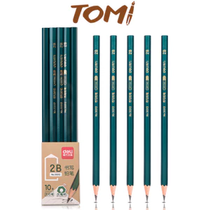 Bút Chì Gọt HB 2B Hàng Cao Cấp Loại 1 Nét Bền Đẹp Khó Gãy TOMI 031