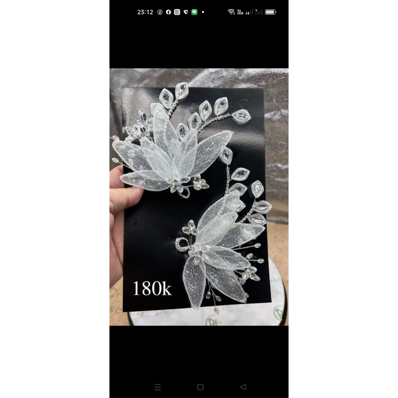 phụ kiện tóc cô dâu
