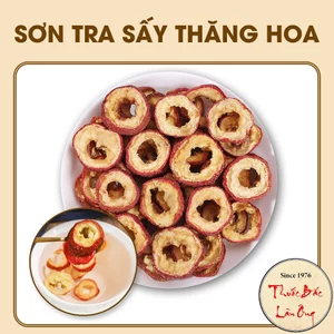 Sơn tra thái lát 1kg (Táo gai sấy khô, pha trà hỗ trợ tiêu hóa) - Lãn Ông