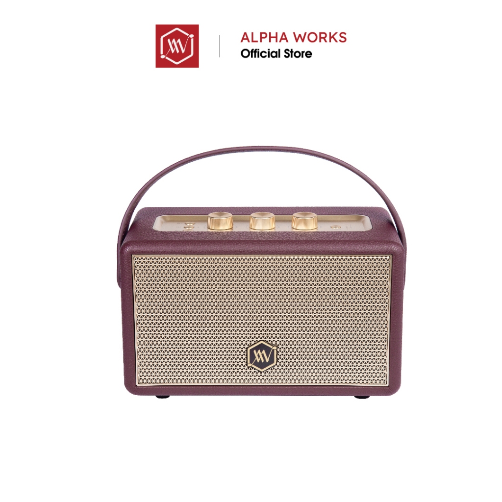 [TẶNG CÁP SẠC 1M] Loa Bluetooth Alpha Works AW W88 Hàng Chính Hãng