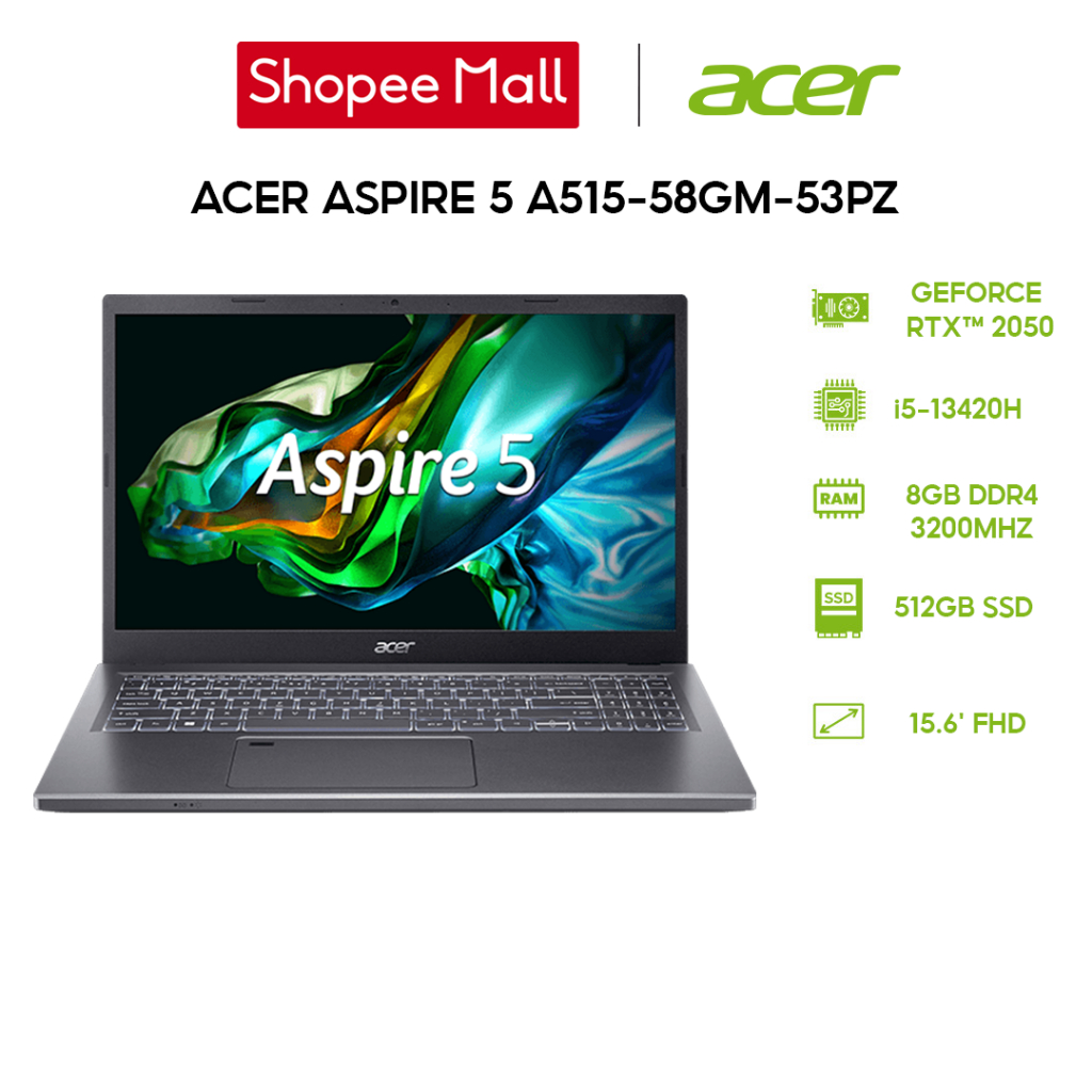 Laptop Acer Gaming Aspire 5 A515-58GM-53PZ I5-13420H | 8GB | 512GB ...