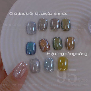 Tráng gương trong , bột tráng gương trong suốt siêu bóng - chà được trên tất cả các nền màu