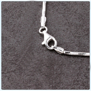 Dây chuyền bạc LAMY Octagonal Snake Necklace Silver 6270SV - Dây chuyền nữ bạc Ý 925