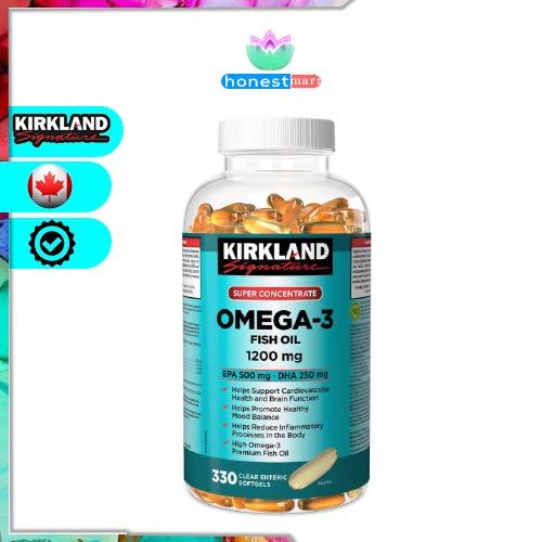 Bổ sung Omega 3 Kirkland Signature Super Concentrate Omega3 Fish Oil