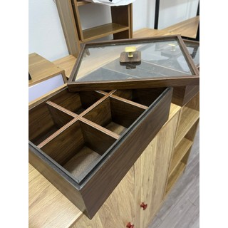 Khay kệ gỗ đựng kẹo mứt đa năng, chất liệu gỗ MDF nhập khẩu DQ HOME