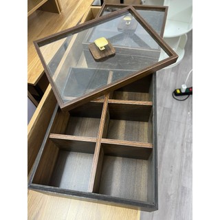 Khay kệ gỗ đựng kẹo mứt đa năng, chất liệu gỗ MDF nhập khẩu DQ HOME