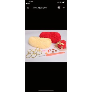 Combo móc 3 - 5 Túi Tiền May Mắn bằng len handmade - kèm file chart và video hướng dẫn
