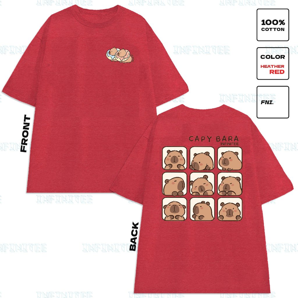 Áo thun INFINITEE Fni24018, Thun 100% Cotton - form rộng Unisex.
