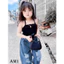Áo hai dây TB427 TN428 Quần dài cho bé gái - Quần Jeans sành điệu cho bé gái TB418 TN419
