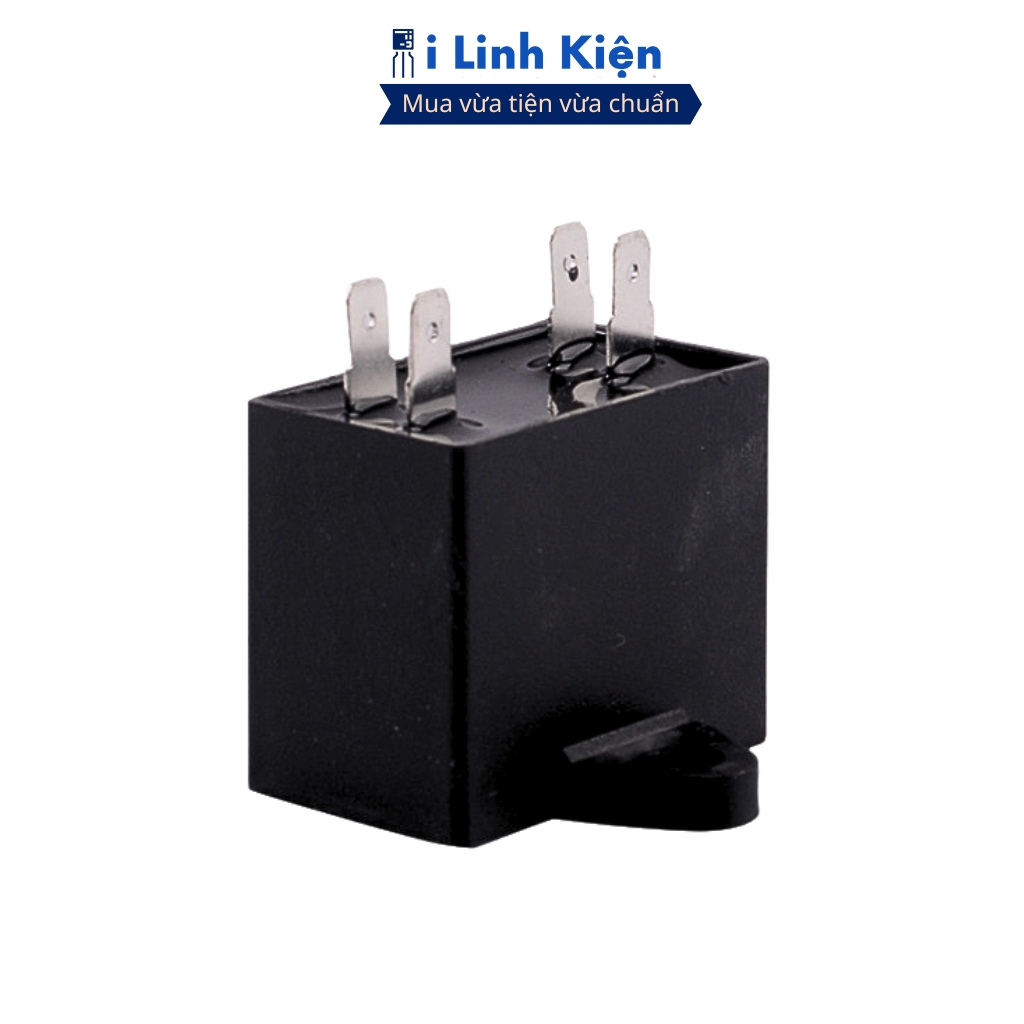Tụ quạt dàn nóng điều hoà 4 chân jack cắm SENJU chính hãng ilinhkien